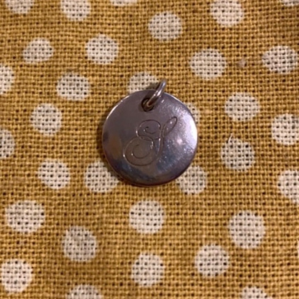 Authentic Tiffany’s letter “S” pendant